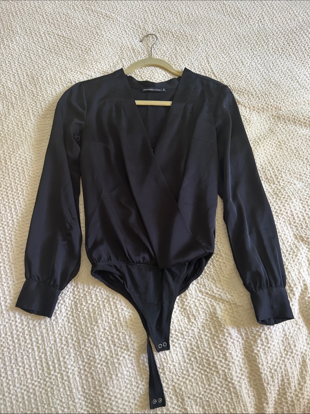 Abercrombie& Fitch  Black Wrap Bodysuit